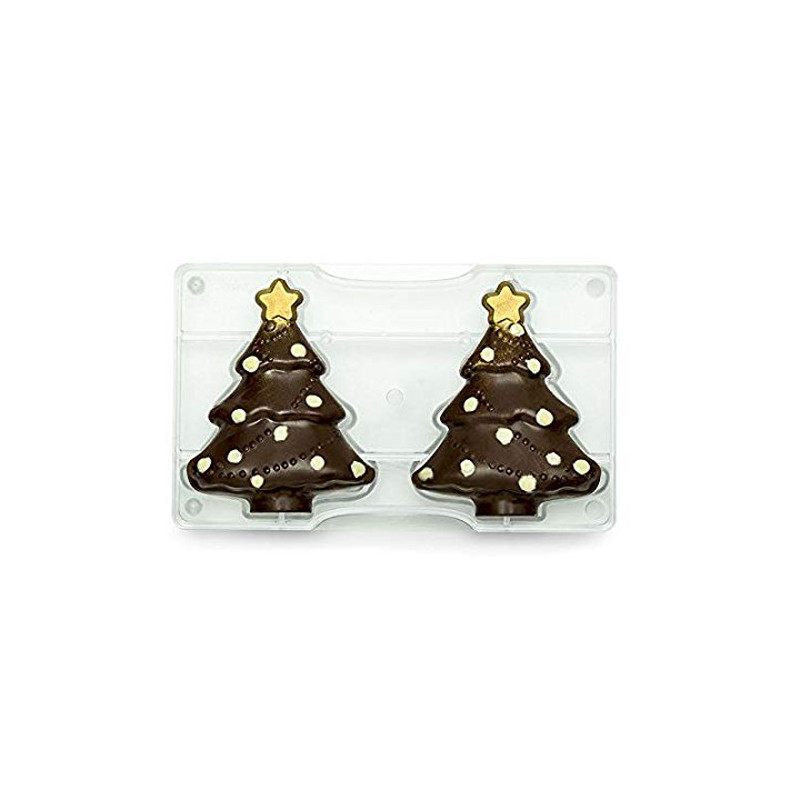 DECORA STAMPO CIOCCOLATINO ALBERO NATALE 2 CAVITA' 0050114 DECORA STAMPO CIOCCOLATINO ALBERO NATALE 2 CAVITA' 0050114