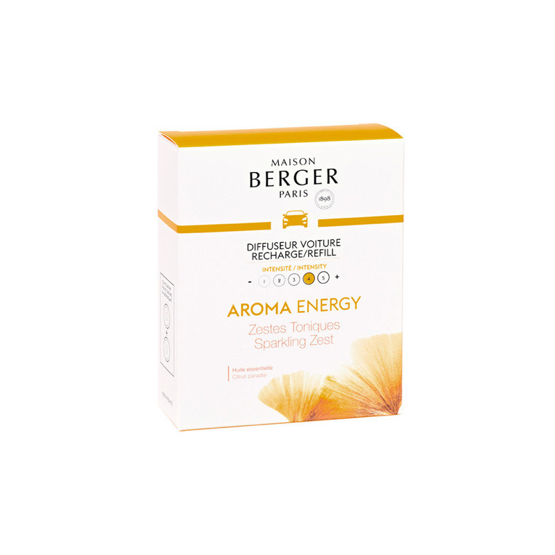 LAMPE BERGER RICARICA PROFUMATORE per AUTO Energy (2pz.) 6417 LAMPE BERGER RICARICA PROFUMATORE per AUTO Energy (2pz.) 6417