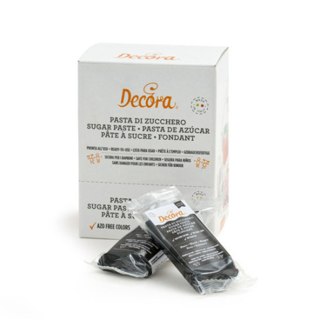 DECORA PASTA DI ZUCCHERO NERA 100gr 0310178