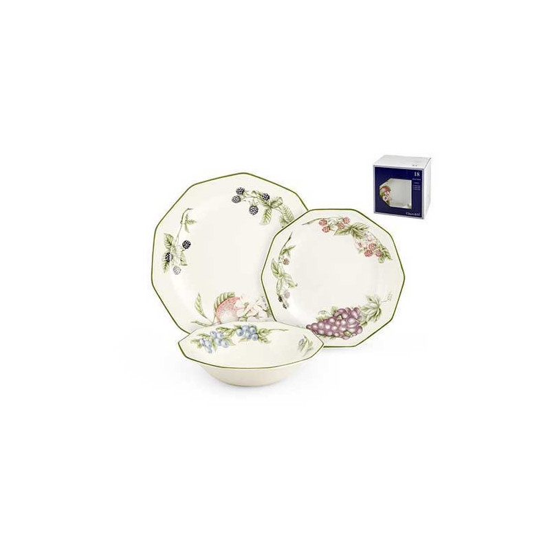 HOME SERVIZIO PIATTI 18 PEZZI VICTORIAN ORCHARD 3232100