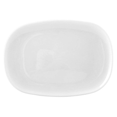 HOME PIATTO OVALE PREMIERE 34cm VETRO BIANCO 6805700