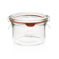WECK BARATTOLO con COPERCHIO Conico 200ml SENZA GUARNIZIONE E MOLLE 101338