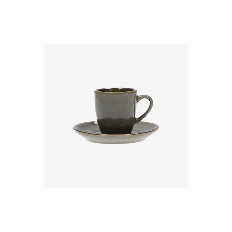 ROSE E TULIPANI TAZZA CAFFE' con PIATTO Concerto Grigio Tortora R134200015 ROSE E TULIPANI TAZZA CAFFE' con PIATTO Concerto Grigio Tortora R134200015