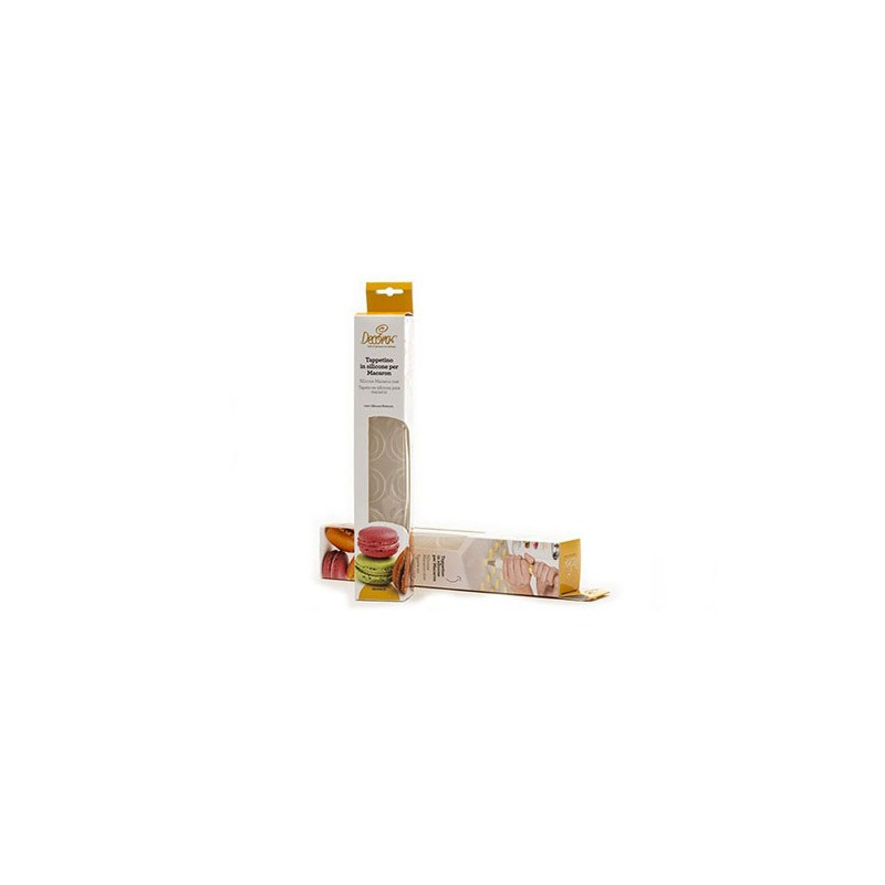 DECORA TAPPETINO SILICONE per MACARON Bianco 0300509