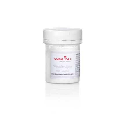SARACINO COLORANTE ALIMENTARE LIPOSOLUBILE in POLVERE Bianco 5gr COL003