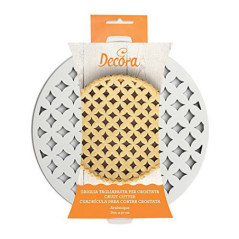 DECORA GRIGLIA DECORA CROSTATA ARABESQUE 30cm Bianco 0215800