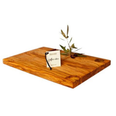 ARTEINOLIVO TAGLIERE Legno di Ulivo Rustico 30X20cm TAG.RET.M