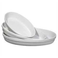 SATURNIA PIROFILA OVALE Roma 32cm Bianco Porcellana 5061032