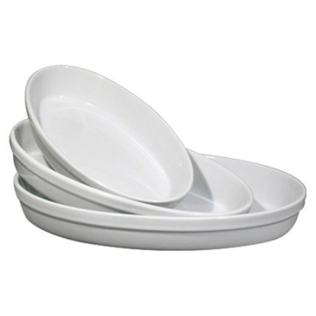 SATURNIA PIROFILA OVALE Roma 32cm Bianco Porcellana 5061032