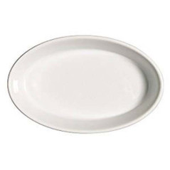 SATURNIA PIROFILA OVALE Roma 28cm Bianco Porcellana 5061028
