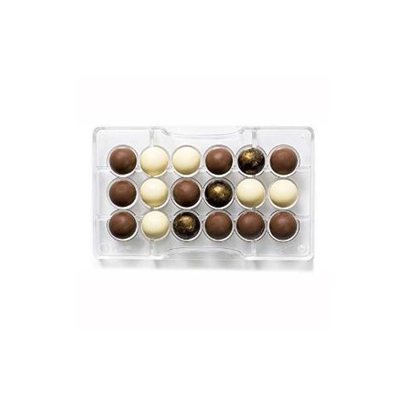 DECORA STAMPO CIOCCOLATINO 1/2 SFERA 25-200X120X22mm 0050089 DECORA STAMPO CIOCCOLATINO 1/2 SFERA 25-200X120X22mm 0050089