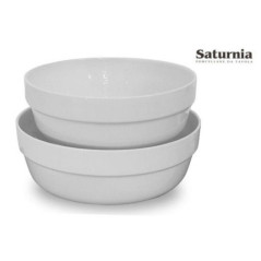 SATURNIA INSALATIERA IMPILABILE Roma 18cm Bianco Porcellana 5614018