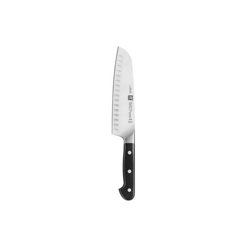 ZWILLING COLTELLO SANTOKU ALVEOLATO Pro 18cm Acciaio inox 1007142
