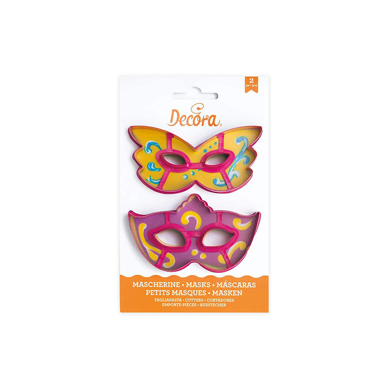 DECORA 2 STAMPI BISCOTTI MASCHERINA DI CARNEVALE ALLUNGATA 0255107 DECORA 2 STAMPI BISCOTTI MASCHERINA DI CARNEVALE ALLUNGATA 0255107