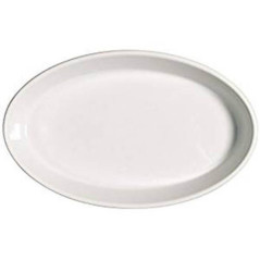 SATURNIA PIROFILA OVALE Roma 36cm Bianco Porcellana 5061036