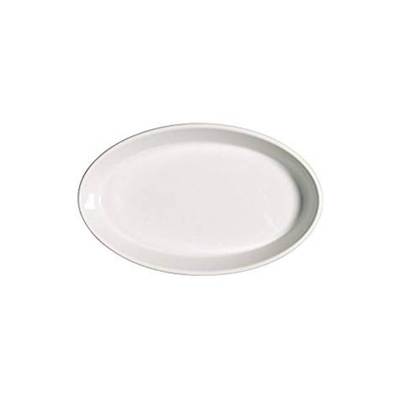 SATURNIA PIROFILA OVALE Roma 36cm Bianco Porcellana 5061036 SATURNIA PIROFILA OVALE Roma 36cm Bianco Porcellana 5061036