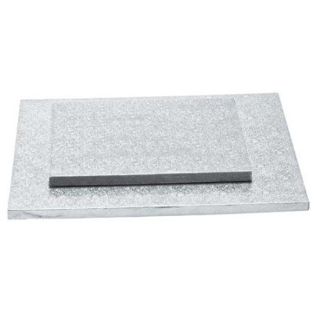 DECORA SOTTOTORTA QUADRATO ARGENTO 45 h.1