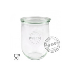 WECK BARATTOLO con COPERCHIO Tulipano 1000ml SENZA GUARN. E CHIUSURE 101348