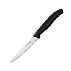 VICTORINOX COLTELLO BISTECCA LISCIO Classic 12cm Nero Acciaio inox V-6.72 03