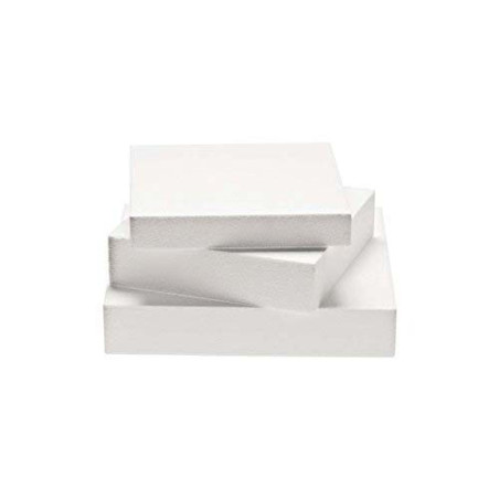 DECORA POLISTOROLO x TORTE QUADRATO 30 X 30 h.7