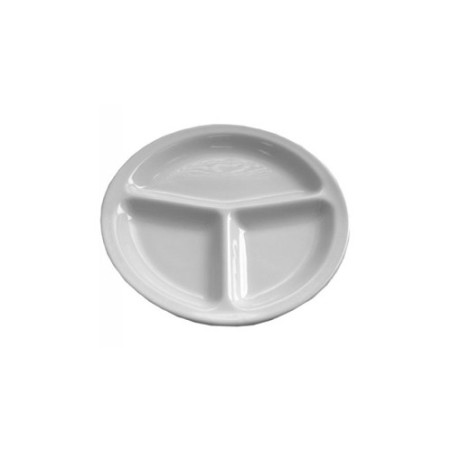 SATURNIA PIATTO 3 SCOMPARTI Napoli 30cm Bianco Porcellana 5630530
