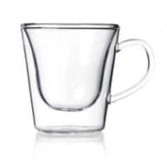 BORMIOLI TAZZA CAFFE' ESPRESSO DUOS BOROSILICATO 120ML 1019200/1