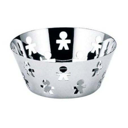 ALESSI CESTINO ROTONDO Girotondo Acciaio Inox AKK04