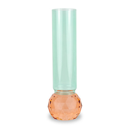 WD LIFESTYLE VASO EFFETTO DIAMANTE PESCA/AZZURRO 31cm WD872PE