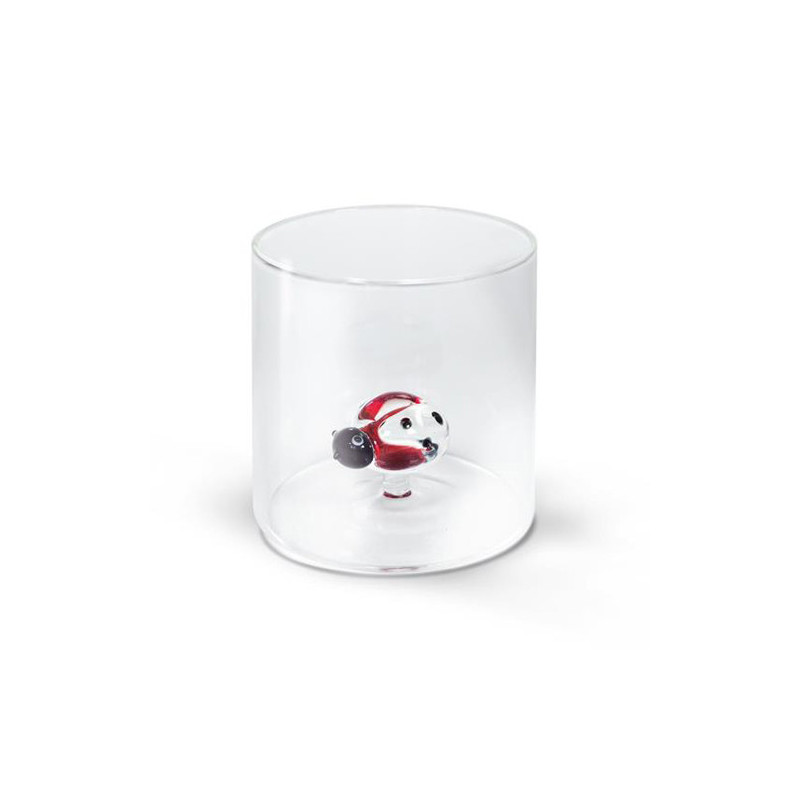 WD LIFESTYLE BICCHIERE VETRO BOROSILICATO Monterey Coccinella 250ml WD566COC WD LIFESTYLE BICCHIERE VETRO BOROSILICATO Monterey Coccinella 250ml WD566COC