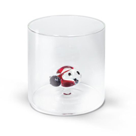 WD LIFESTYLE BICCHIERE VETRO BOROSILICATO Monterey Coccinella 250ml WD566COC