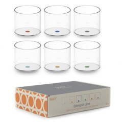 WD LIFESTYLE 6 BICCHIERI VETRO BOROSILICATO 350ml Color WD654