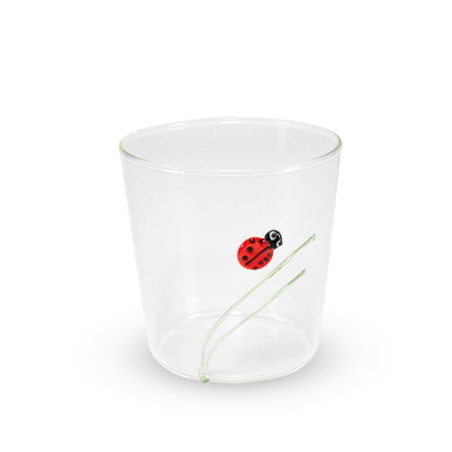 WD LIFESTYLE BICCHIERE VETRO BOROSILICATO COCCINELLA WD927COC