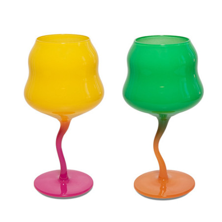 WD LIFESTYLE SET 2 CALICI COCKTAIL GIALLO/VERDE WD722F