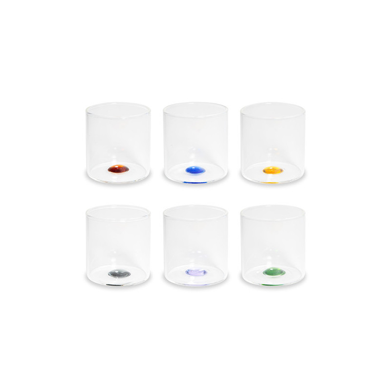 WD LIFESTYLE SET 6 BICCHIERI VETRO BOROSILICATO 100ml WD909 WD LIFESTYLE SET 6 BICCHIERI VETRO BOROSILICATO 100ml WD909