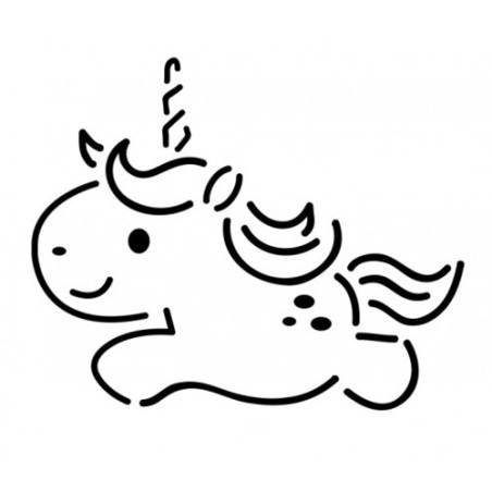 CUCINA IN CASA STENCIL UNICORNO HAPPY 99010102822