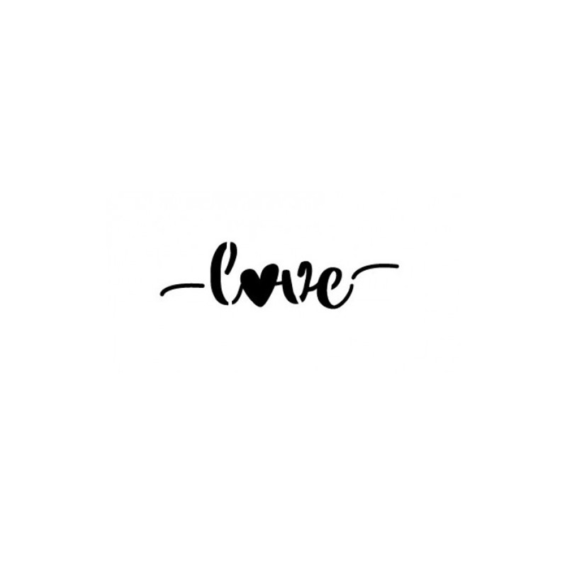 CUCINA IN CASA STENCIL SCRITTA LOVE 99010102872 CUCINA IN CASA STENCIL SCRITTA LOVE 99010102872