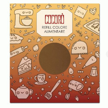 CUCINA IN CASA REFILL COLORE ALIMENTARE IN POLVERE - MOKA - IN PALETTE 99010102569
