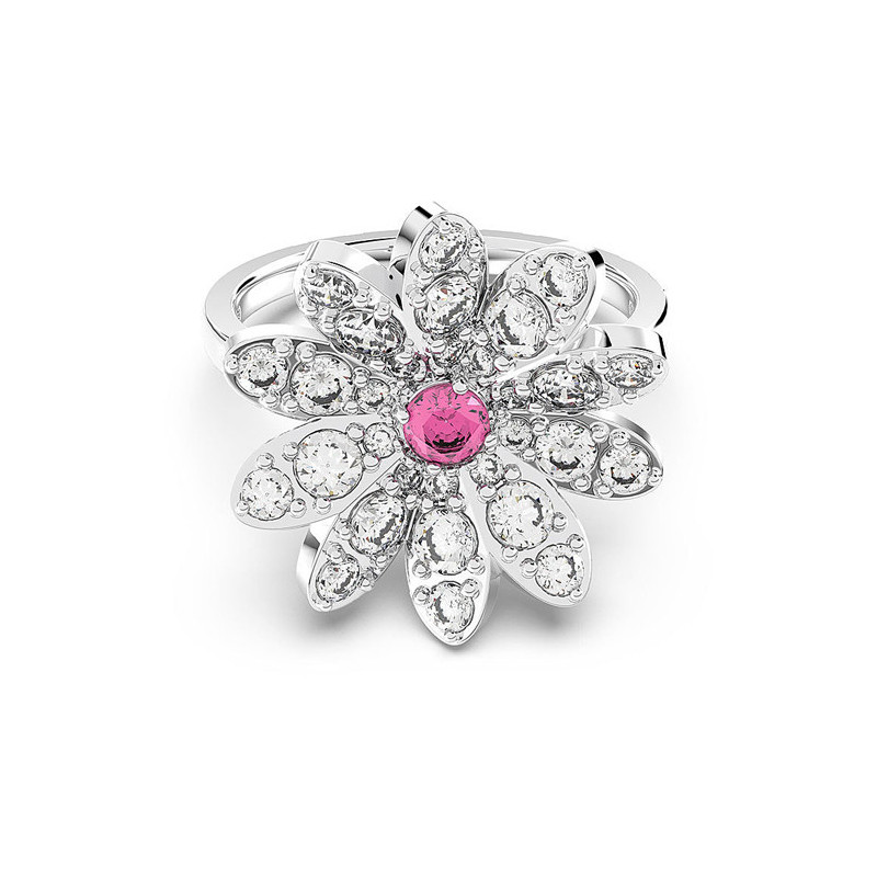 SWAROVSKI SALDI 50 ANELLO ETRNAL FLOWER RED/CRY 55 5642894