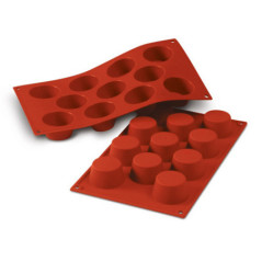 SILIKOMART STAMPO MUFFINS 11 Cavita 5cm Classic Terracotta Silicone 30.022.00.0060