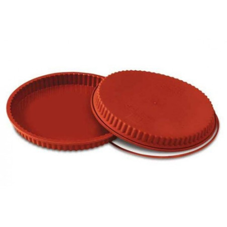 SILIKOMART STAMPO CROSTATA 28cm Classic Terracotta Silicone 30.428.00.0060