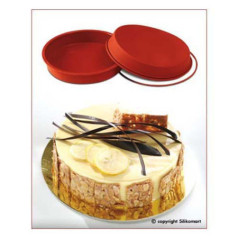 SILIKOMART STAMPO TORTA TONDO 24cm Classic Terracotta Silicone 30.124.00.0060