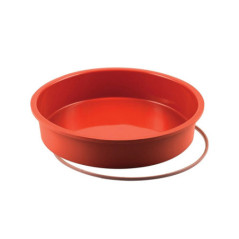 SILIKOMART STAMPO TORTA TONDO 26cm Classic Terracotta Silicone 30.226.00.0060