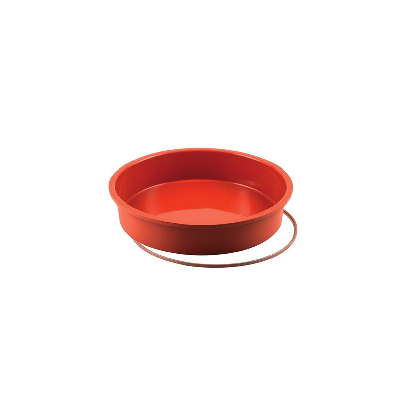 SILIKOMART STAMPO TORTA TONDO 26cm Classic Terracotta Silicone 30.226.00.0060