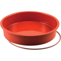 SILIKOMART STAMPO TORTA TONDO 20cm Classic Terracotta Silicone 30.120.00.0060