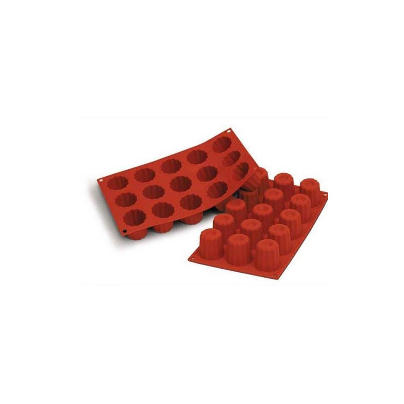 SILIKOMART STAMPO BORDELAIS 18 Cavità 5cm Classic Terracotta Silicone 30.059.00.0060