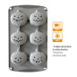 STAMPO ZUCCHE IN SILICONE 6 CAVITA'