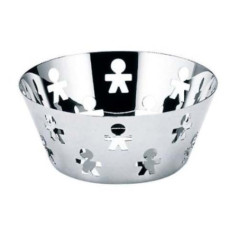 ALESSI CESTINO ROTONDO Girotondo Acciaio Inox AKK04