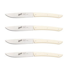 BERKEL 4 COLTELLI BISTECCA Elegance 11cm Crema KCO4SW11SRCB