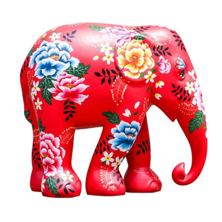 ELEPHANT PARADE ELEFANTE PEONY LOVER 15cm 8858831258976