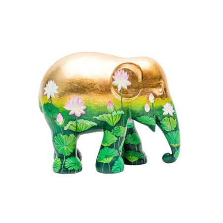 ELEPHANT PARADE ELEFANTE GOLDEN LOTUS 15cm 8858831247222